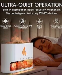 10W Salt Stone Fireplace Aroma Diffuser - Image 3