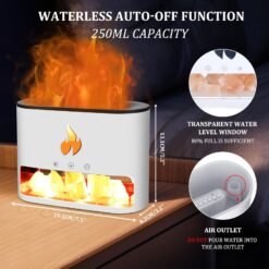 10W Salt Stone Fireplace Aroma Diffuser - Image 6