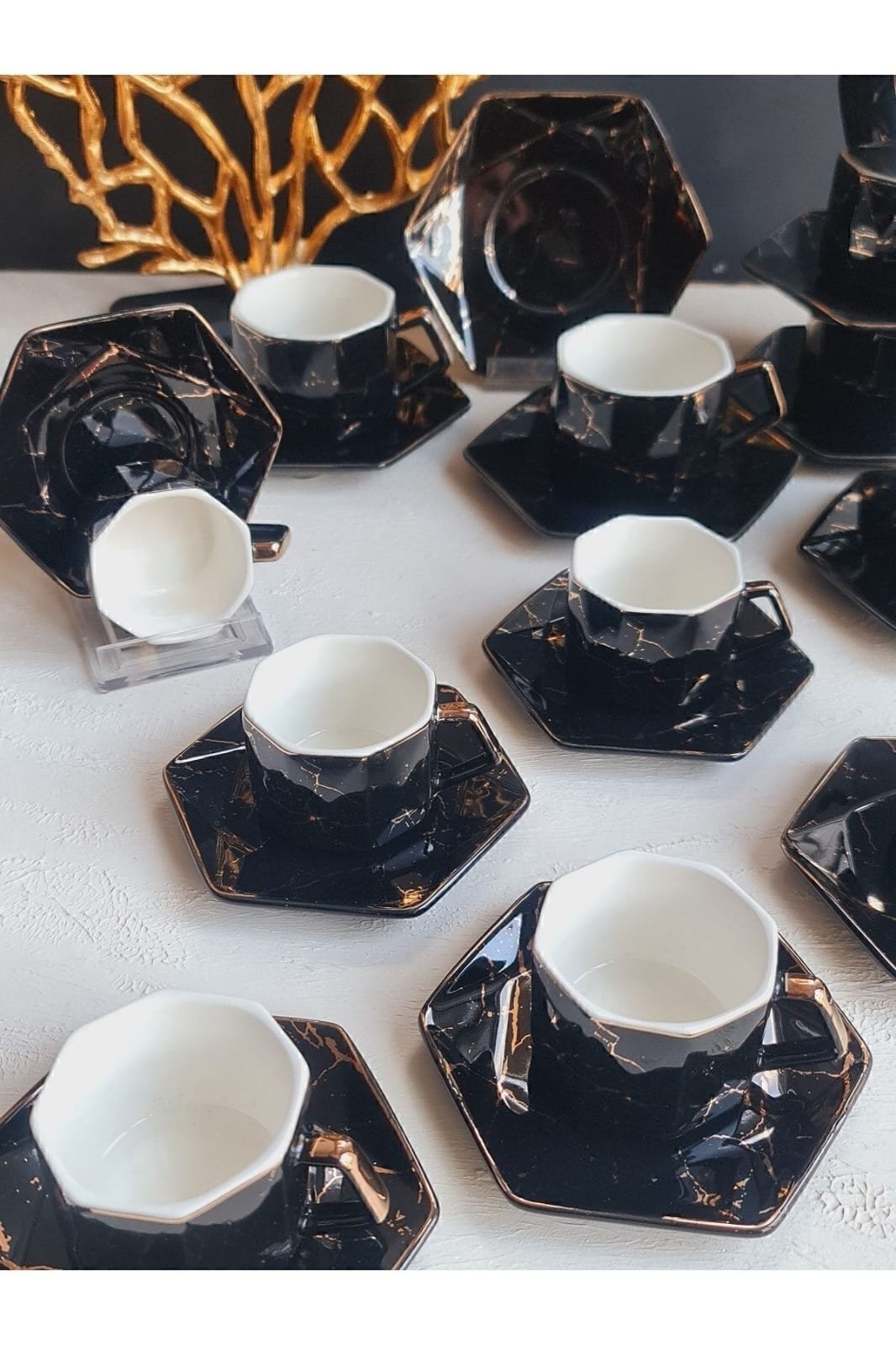 12-Piece Cup & Saucer Gift Box Set - Image 9
