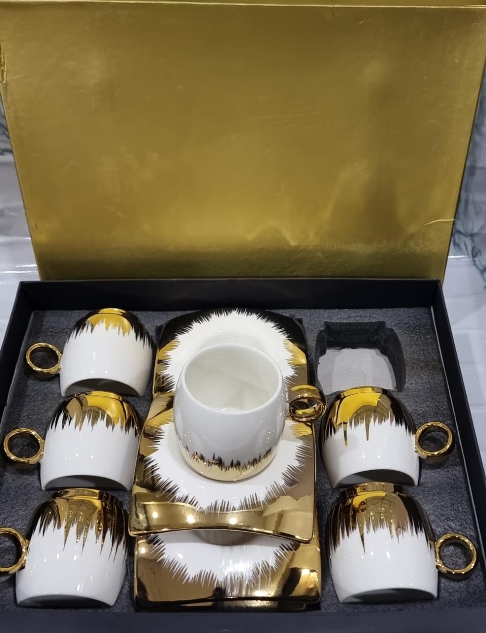 12-Piece Cup & Saucer Gift Box Set - Image 4