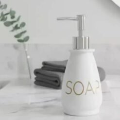 3-in-1 Soap & Lotion Refillable Ceramic Bottles - Image 3