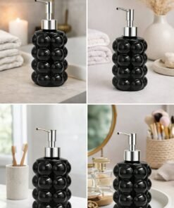 3-in-1 Soap & Lotion Refillable Ceramic Bottles - Image 7