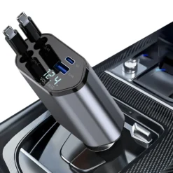 Alternative view of Fast Charge Pro 4-in-1 Retractable Car Charger