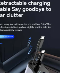 Fast Charge Pro 4-in-1 Retractable Car Charger - Image 3