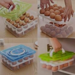 Alternative view of 2-Layer 32-Piece Egg Tray Organizer