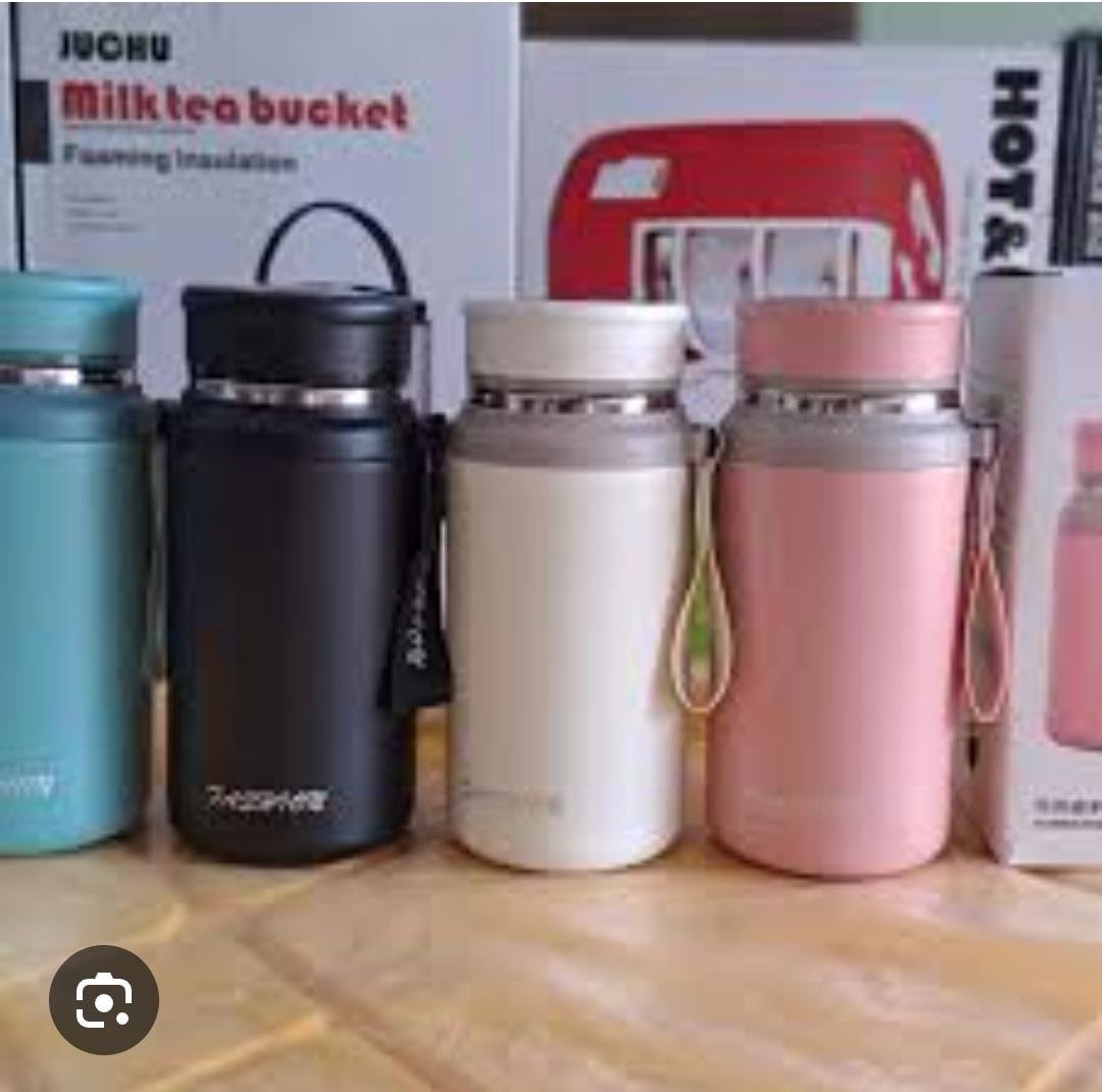 900ml Thermometer Lid Food Flask Thermocup