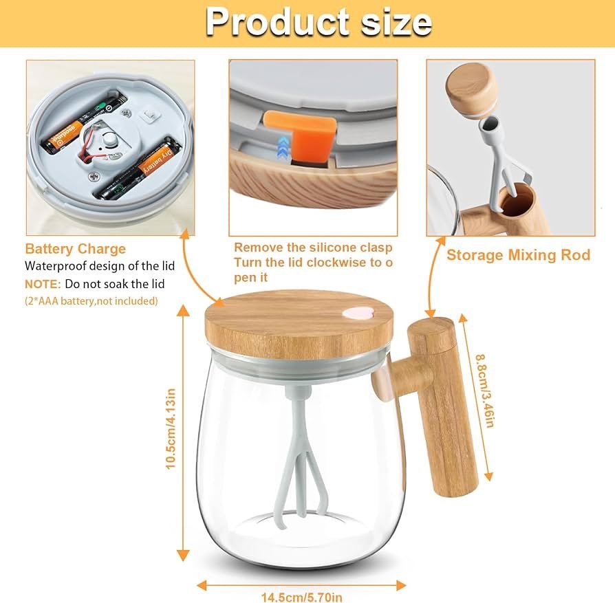 400ml Automatic Mixing Cup - Image 10