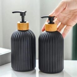 3-in-1 Soap & Lotion Refillable Ceramic Bottles - Image 8