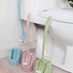 Double Sided Toilet Brush with Stand
