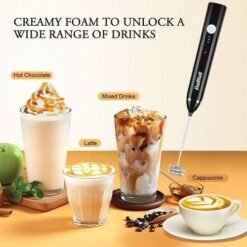 2-in-1 Whisk Rechargeable Coffee Frother - Image 3