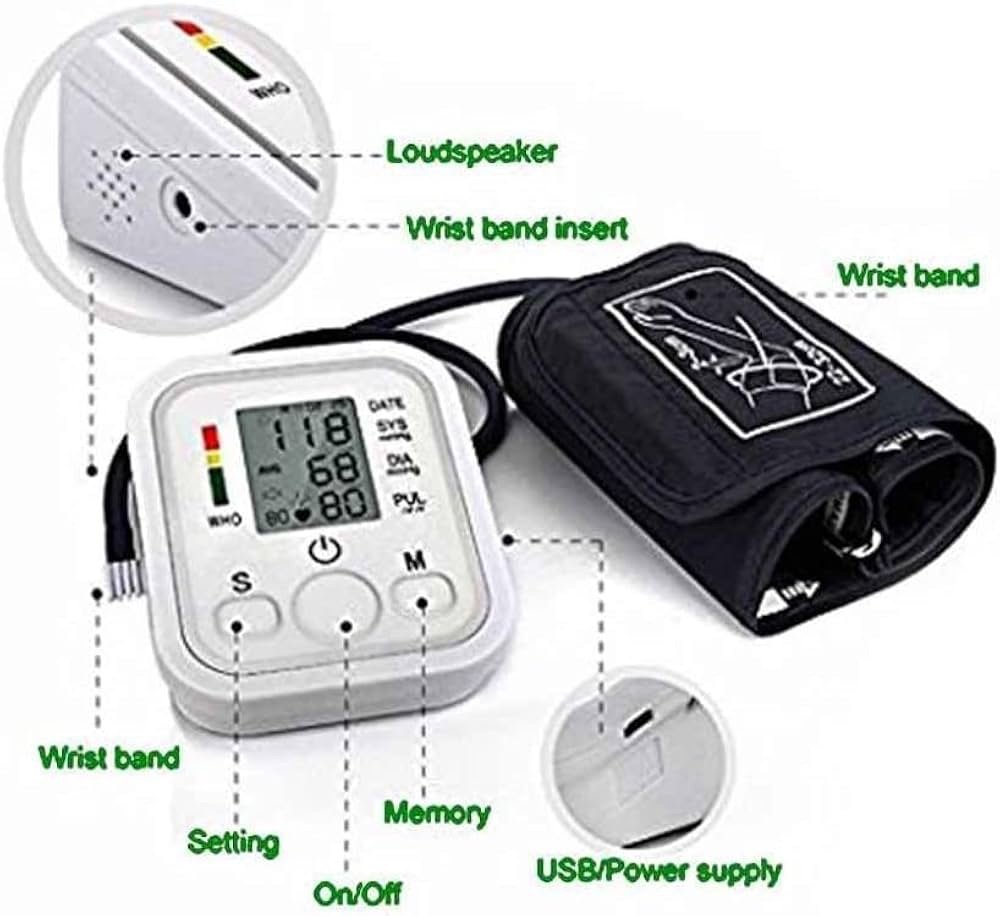 Digital Arm Wrap Pulse & BP Monitor - Image 4