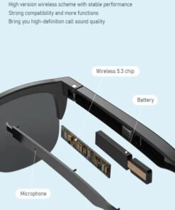 Bluetooth Wireless Smart Audio Sunglasses S-01 - Image 7
