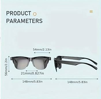 Bluetooth Wireless Smart Audio Sunglasses S-01 - Image 3