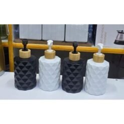 3-in-1 Soap & Lotion Refillable Ceramic Bottles - Image 4