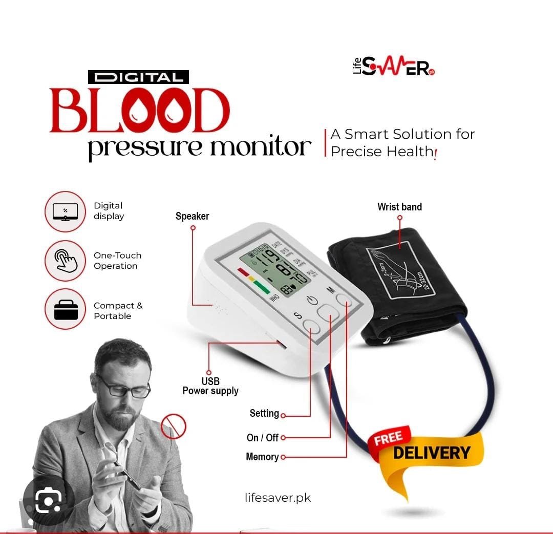 Digital Arm Wrap Pulse & BP Monitor - Image 5