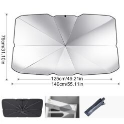 Alternative view of Car Dashboard Umbrella Sunvisor Windscreen Cover