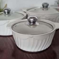 3-in-1 Ceramic Serving Dish Casseroles Set