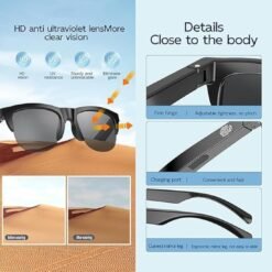 Bluetooth Wireless Smart Audio Sunglasses S-01 - Image 5