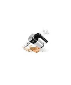Silver Love Hand Mixer 500 Watts Powerful Electric Egg Beater with Stainless Steel Beaters and Dough Hooks for Baking & Whipping - Image 3
