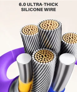 240W 4-in-1 USB-C Data Cable – Fast Charging & Multi-Device Power Delivery Cable - Image 3