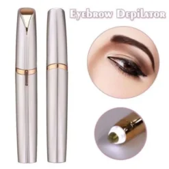 Alternative view of Electric Painless Eyebrow Trimmer Scissors Hair Remover – Precision Beauty Tool for Women