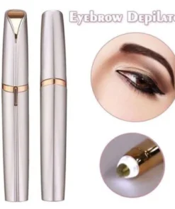 Electric Painless Eyebrow Trimmer Scissors Hair Remover – Precision Beauty Tool for Women - Image 2