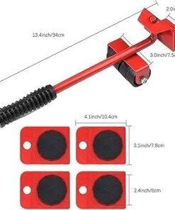Furniture Lifters of 5 Roller Set – Heavy Duty Moving Tool Kit - Image 3