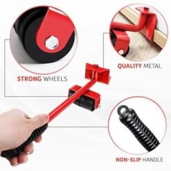 Furniture Lifters of 5 Roller Set – Heavy Duty Moving Tool Kit - Image 6