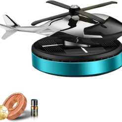 Solar Car Air Freshener Helicopter Design Diffuser – Solar Powered Interior Decoration