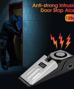 Upgraded Door Stopper Alarm WITH FREE BATTERIES Portable 120db Wedge Security Floor Door Stops Adjustable Sensitivity - Image 3