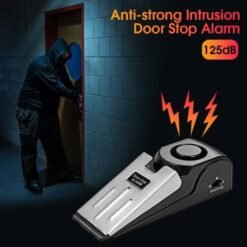 Alternative view of Upgraded Door Stopper Alarm WITH FREE BATTERIES Portable 120db Wedge Security Floor Door Stops Adjustable Sensitivity