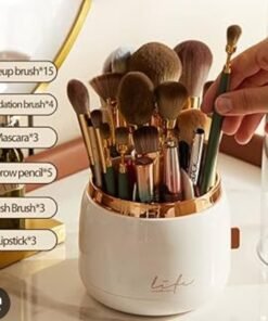 360° Rotating Makeup Brush Organiser - Image 5