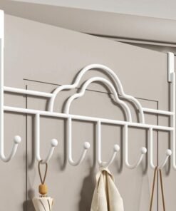 Alternative view of 7 hook heavy duty over the door hanger/ rack