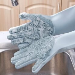 Multipurpose Silicone Gloves – Heat Resistant Cleaning & Kitchen Gloves - Image 3