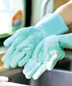 Multipurpose Silicone Gloves – Heat Resistant Cleaning & Kitchen Gloves - Image 4