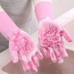 Alternative view of Multipurpose Silicone Gloves – Heat Resistant Cleaning & Kitchen Gloves