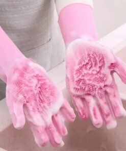 Multipurpose Silicone Gloves – Heat Resistant Cleaning & Kitchen Gloves - Image 2