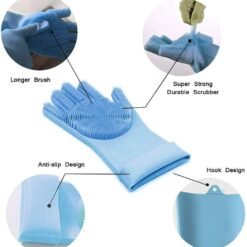 Multipurpose Silicone Gloves – Heat Resistant Cleaning & Kitchen Gloves - Image 6