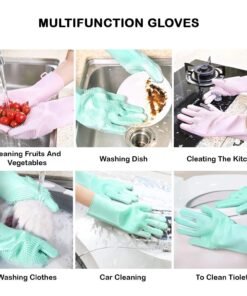 Multipurpose Silicone Gloves – Heat Resistant Cleaning & Kitchen Gloves - Image 5