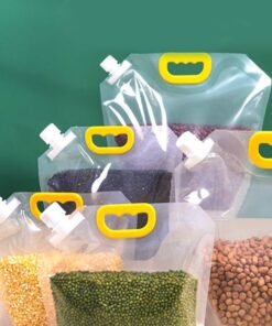 4 Reusable Cereal Storage Bags 2.5L and 5L