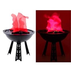Flammen Lampe 3-Legged Stand Fireplace Decor - Image 6