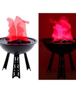 Flammen Lampe 3-Legged Stand Fireplace Decor - Image 6