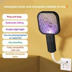 USB Mosquito Swatter Rechargeable Electric Fly Killer - Image 3