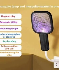 USB Mosquito Swatter Rechargeable Electric Fly Killer - Image 3