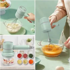 Alternative view of Wireless Multifunction Cooking Machine Whisk Chopper