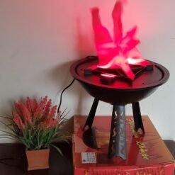Alternative view of Flammen Lampe 3-Legged Stand Fireplace Decor