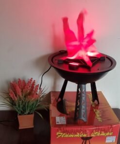 Alternative view of Flammen Lampe 3-Legged Stand Fireplace Decor