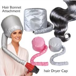 Alternative view of Bonnet Dryer Attachment – Adjustable Soft Hood Hair Dryer Cap