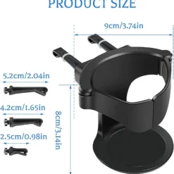 Multifunctional Car Cup Holder – Secure & Adjustable Dashboard Drink Holder - Image 3