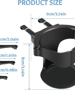 Multifunctional Car Cup Holder – Secure & Adjustable Dashboard Drink Holder - Image 3